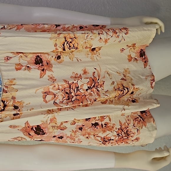 BLUE RAIN Floral Lace Tie Spaghetti Tassel Strap Fairycore Festival Slip Top - Picture 5 of 10